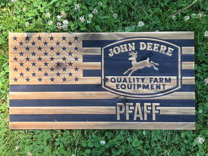 Laser Engraved Flags