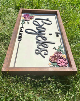 Last Name Sign