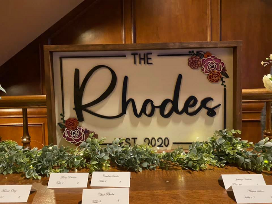 Last Name Sign
