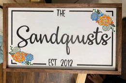Last Name Sign