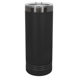 22 oz personalized tumbler in Black Ghost