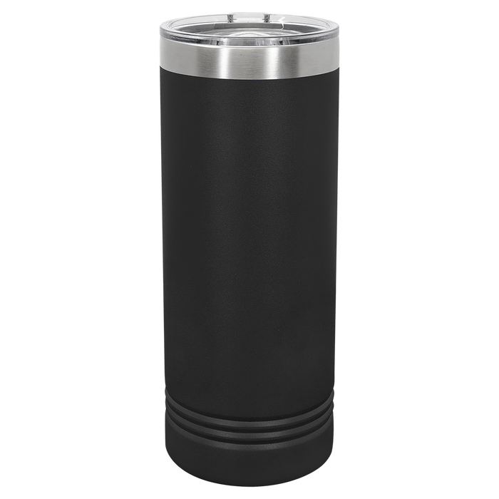 22 oz personalized tumbler in Black