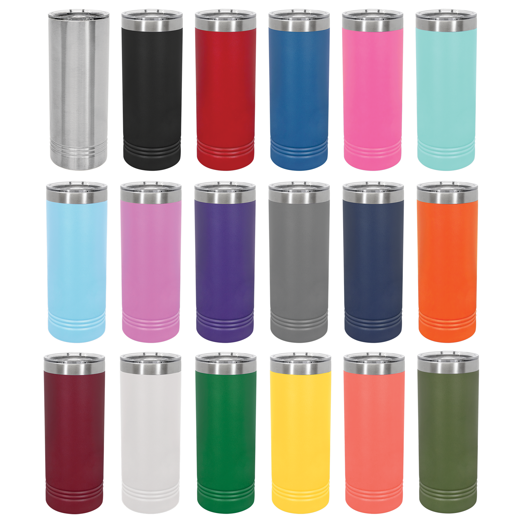 Available 22 oz personalized tumbler colors
