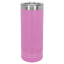 22 oz personalized tumbler in Light Purple