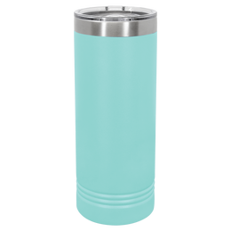 22 oz personalized tumbler in Light Teal