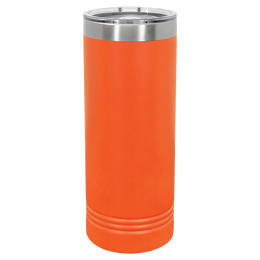 22 oz personalized tumbler in Orange