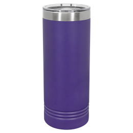 22 oz personalized tumbler in Purple