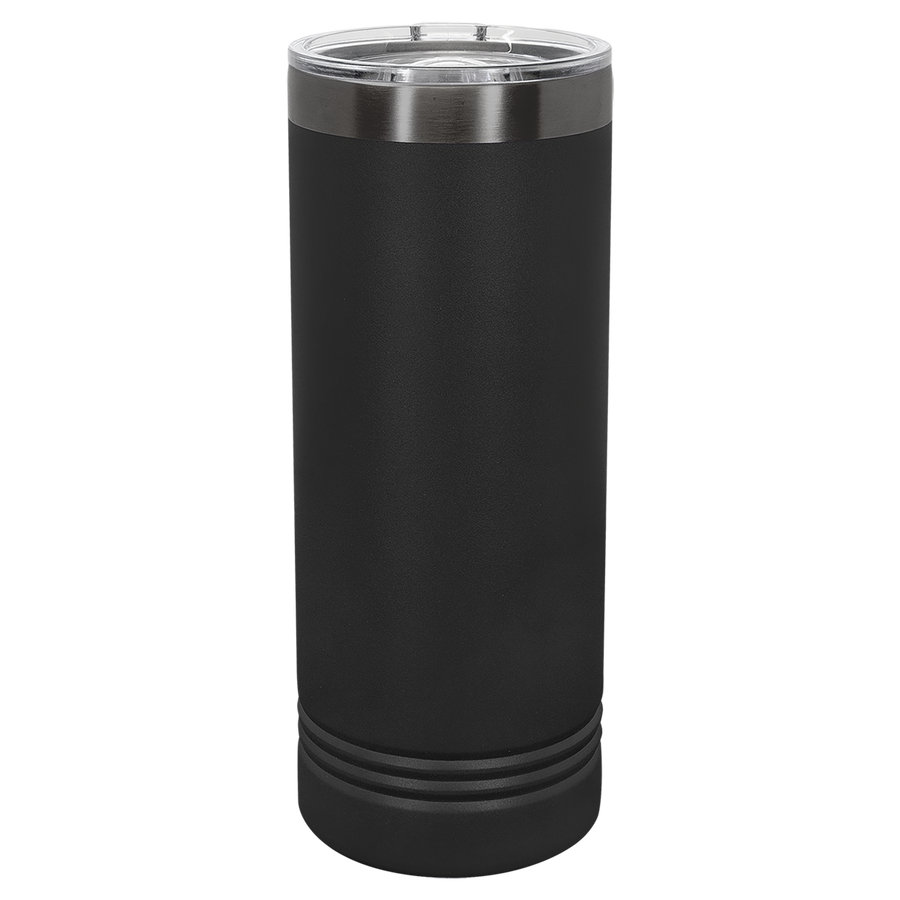 22 oz Black Ghost Laser Engraved Tumbler