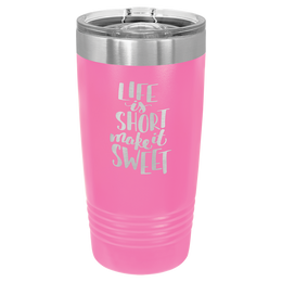 Custom 20 oz Laser Engraved Tumbler