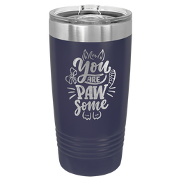 Custom 20 oz Laser Engraved Tumbler