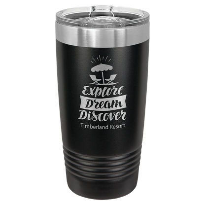 Custom 20 oz Laser Engraved Tumbler