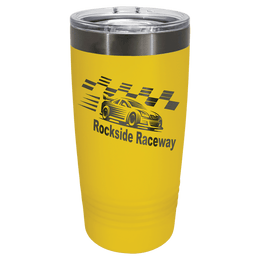 20 oz black underneath - laser engraved