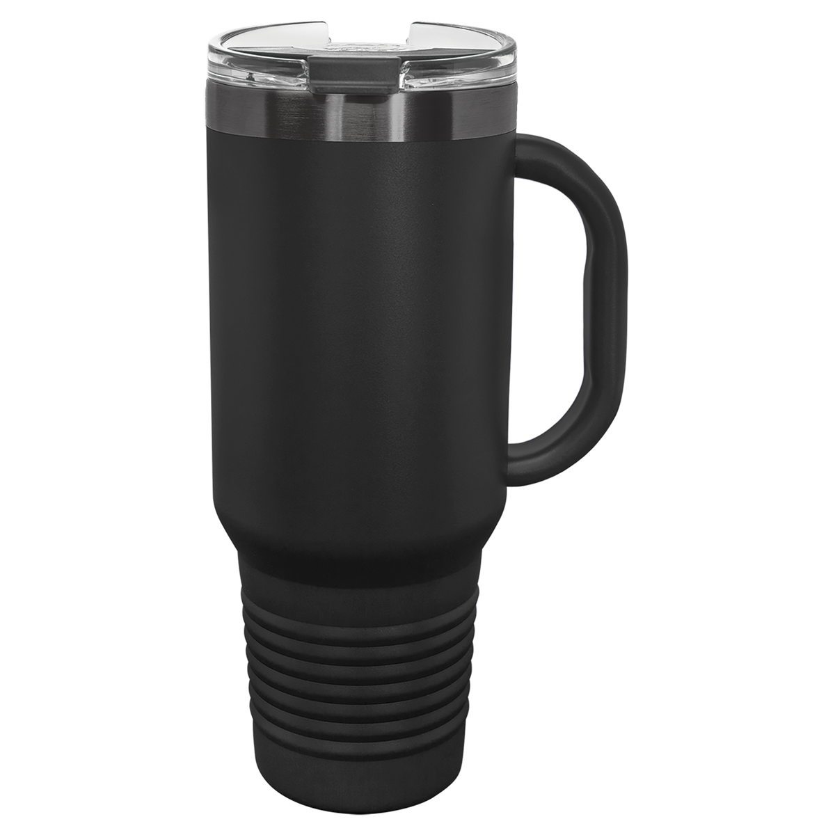 40 oz Black Ghost Laser Engraved Tumbler