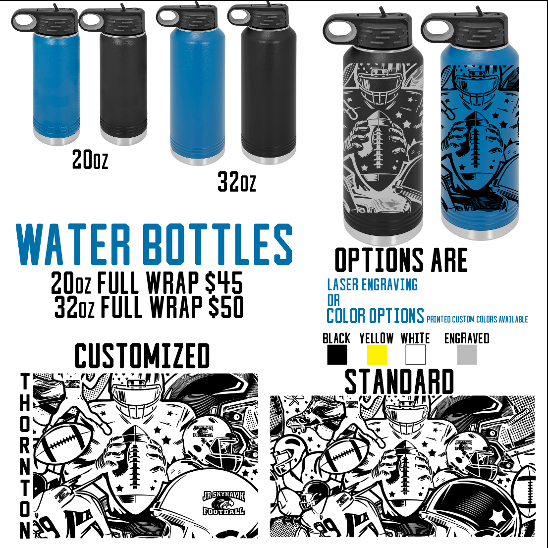 Full Custom Water Bottle