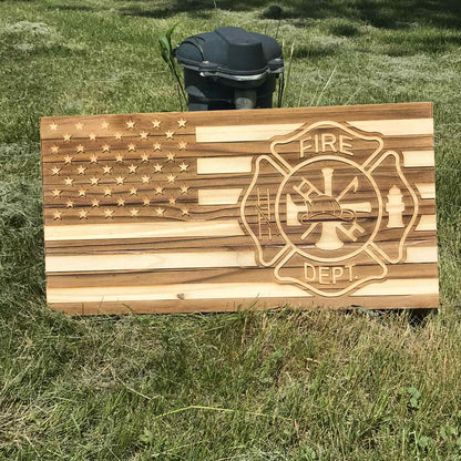 Laser Engraved Flags