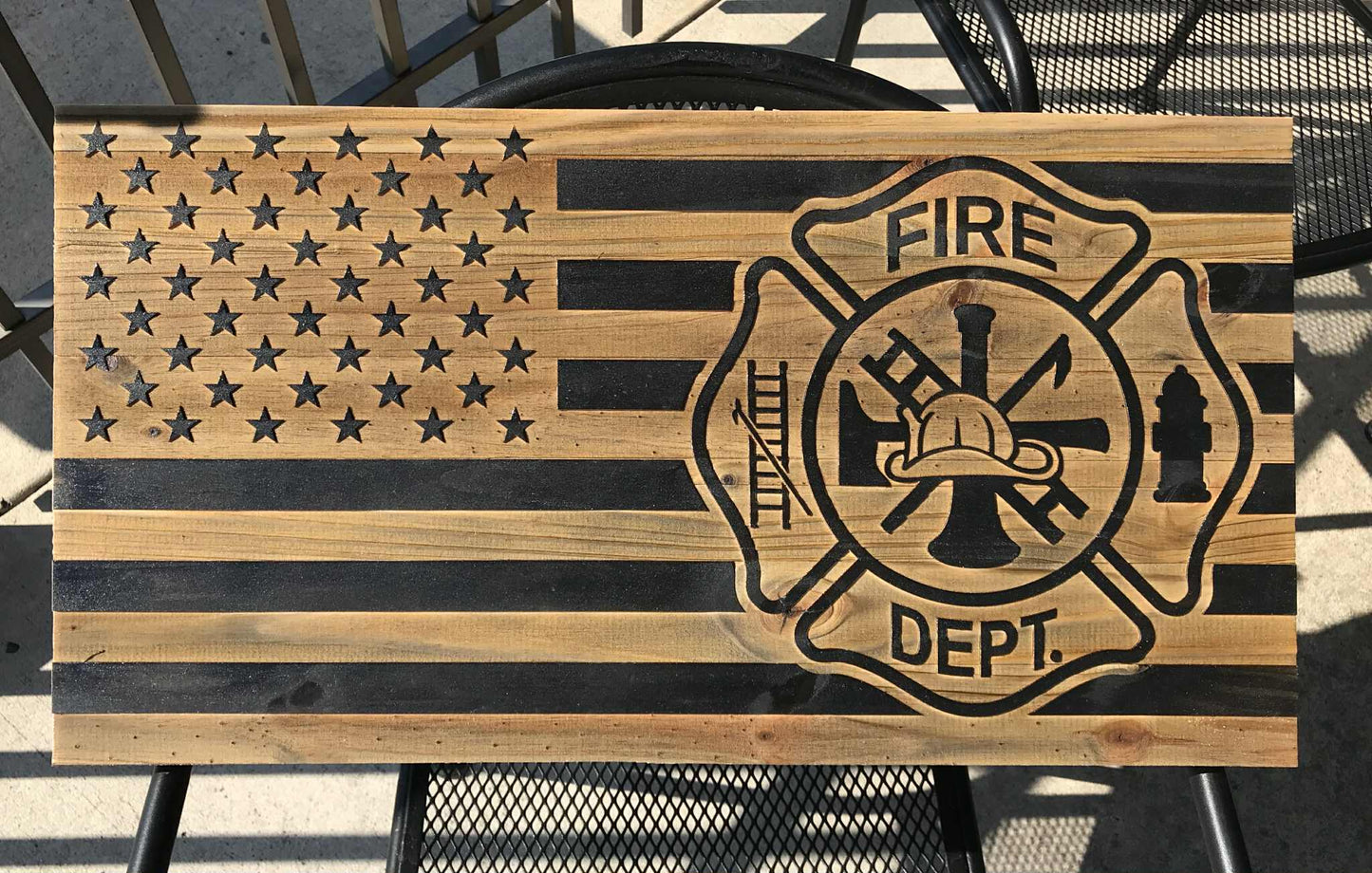 Laser Engraved Flags